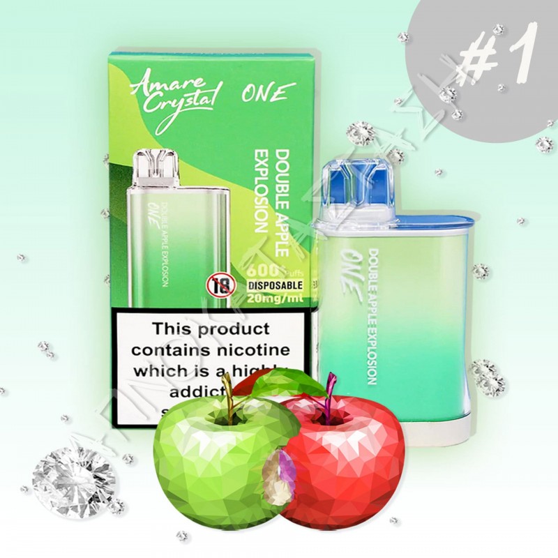 Amare Crystal One Double Apple Explosion Disposable